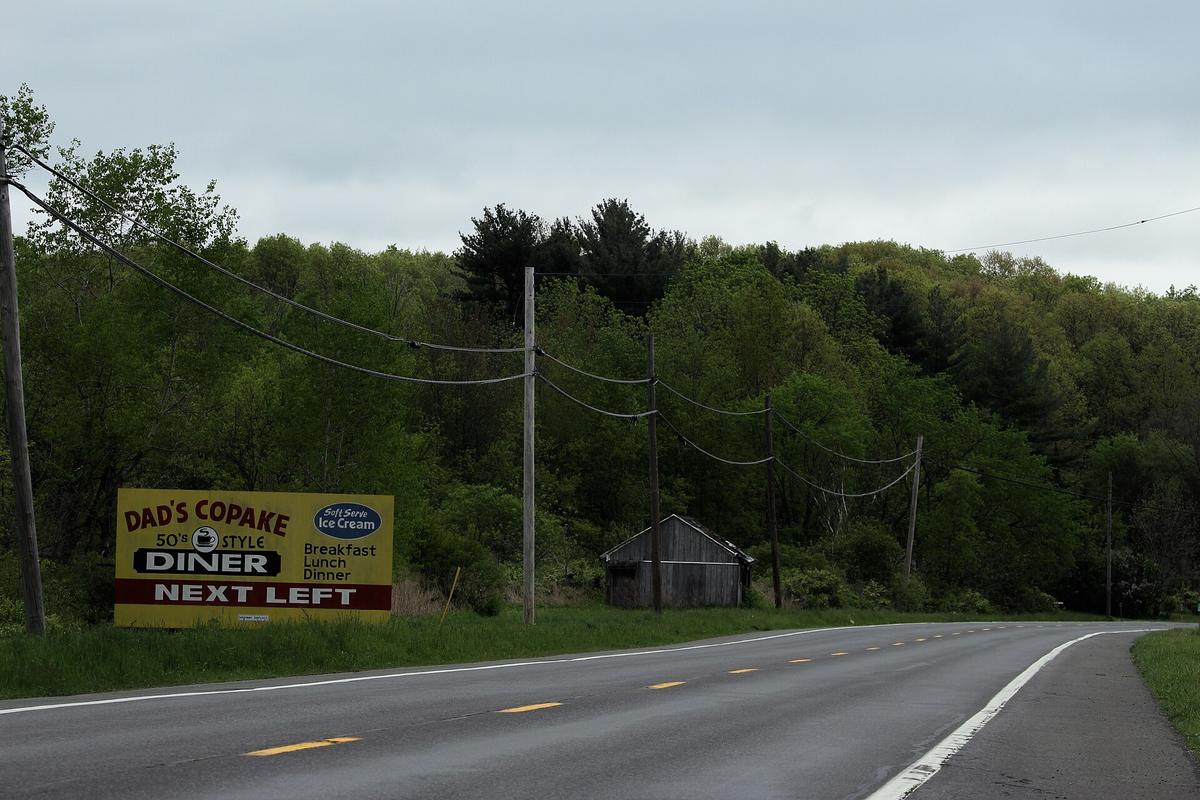 mountain town diner Appalachians